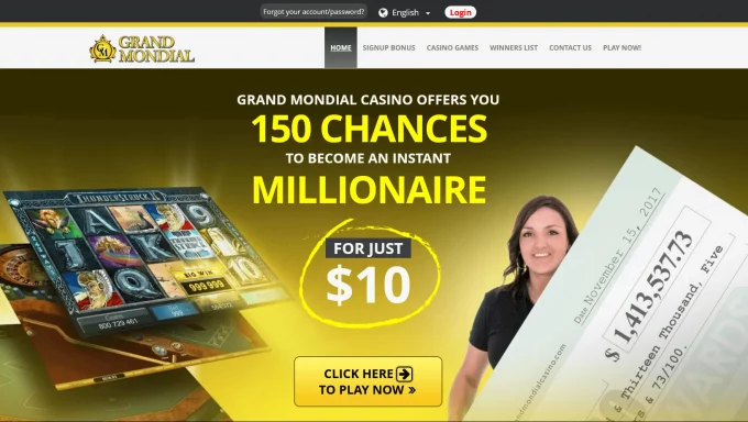 Grand Mondial: Licencované online kasino s výhodnými bonusy a programy věrnosti