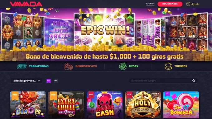 Revisión de VAVADA Casino: ¡Descubre la emoción de jugar en línea