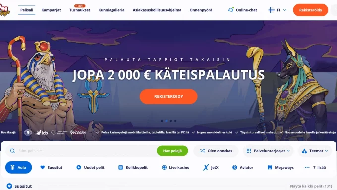 Vulkan Vegas kasino: kattava arvostelu ja kokemuksia pelaajilta