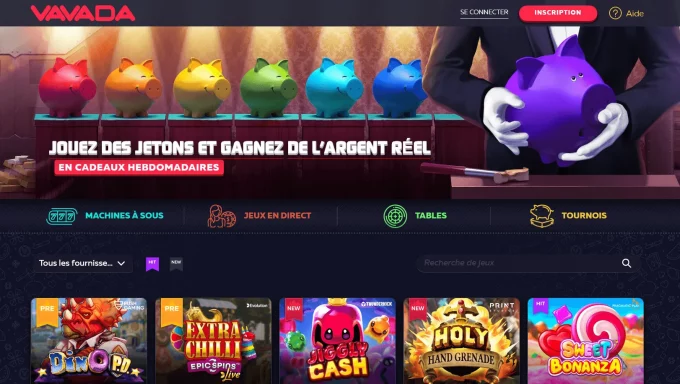 Revues VAVADA Casino: Jeux, Promotions et Méthodes de Paiement