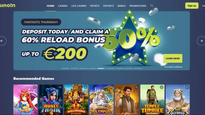 Revizuire Casinoin: Experiența de Joc la un Cazinou Online de Top