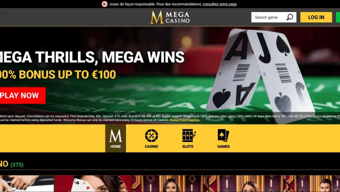 Recenzia: MegaCasino – Hravá a zábavná platforma pre váš online zážitok