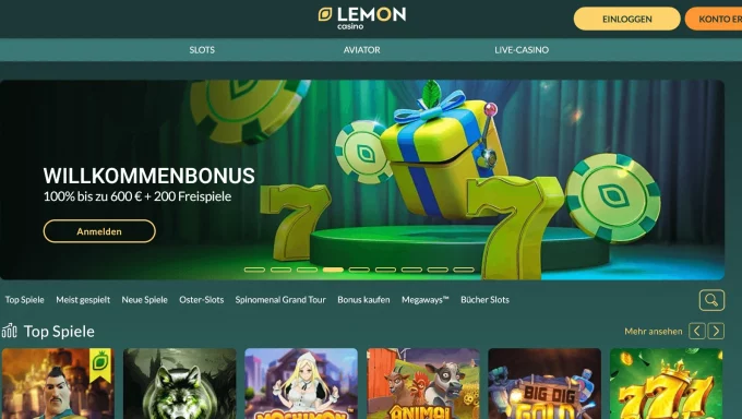 Obzor igralne platforme Lemon Casino: raziskujte nagrajevalno igralno izkušnjo