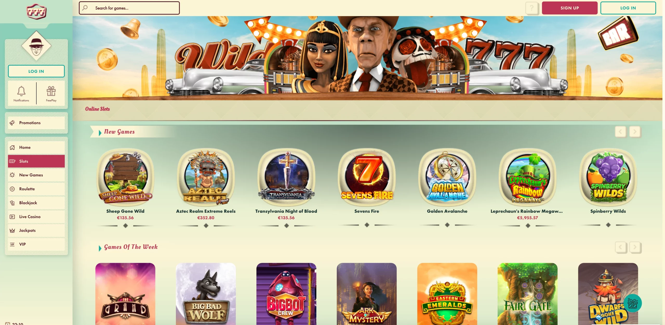 777 Casino slots