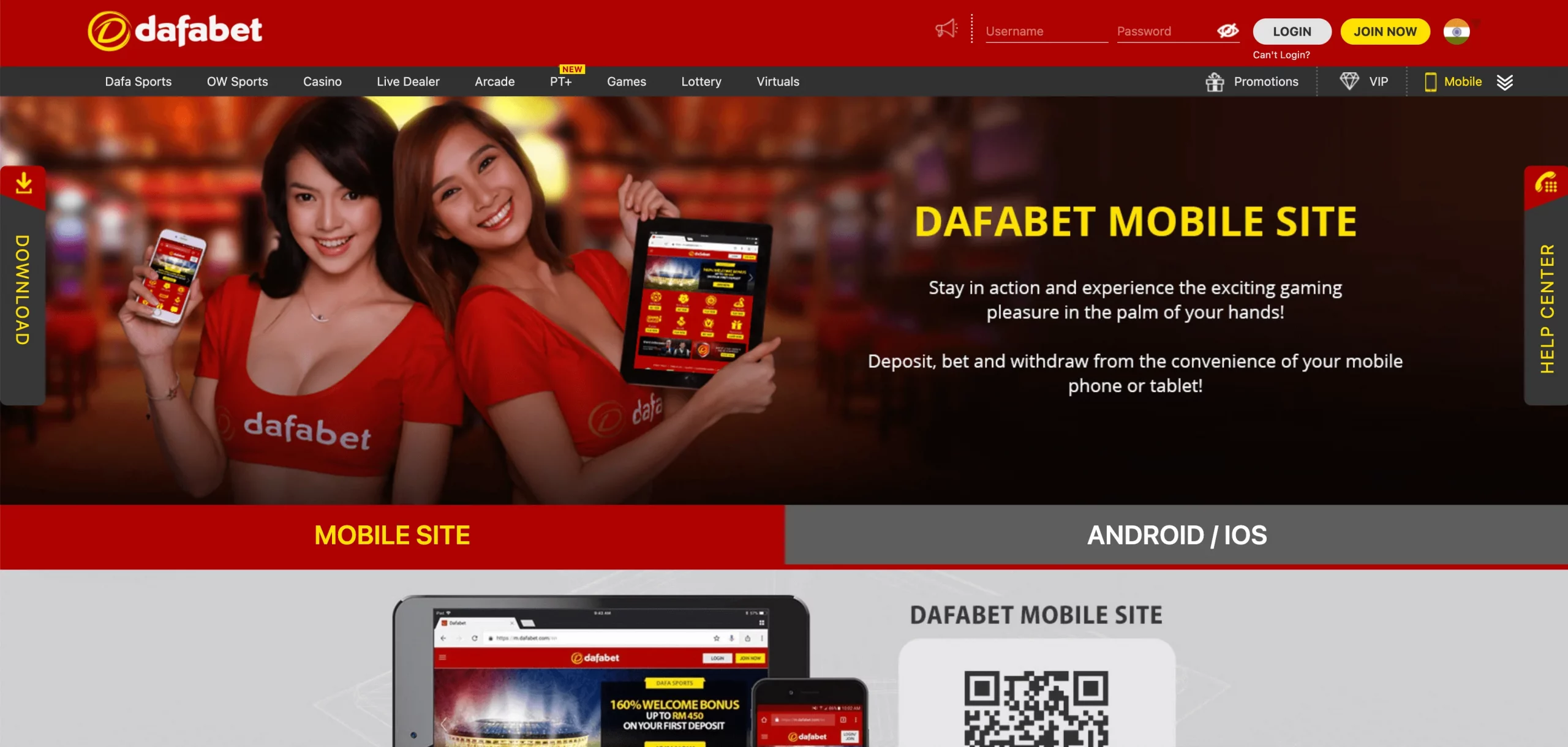 Dafabet Casino india mobile app