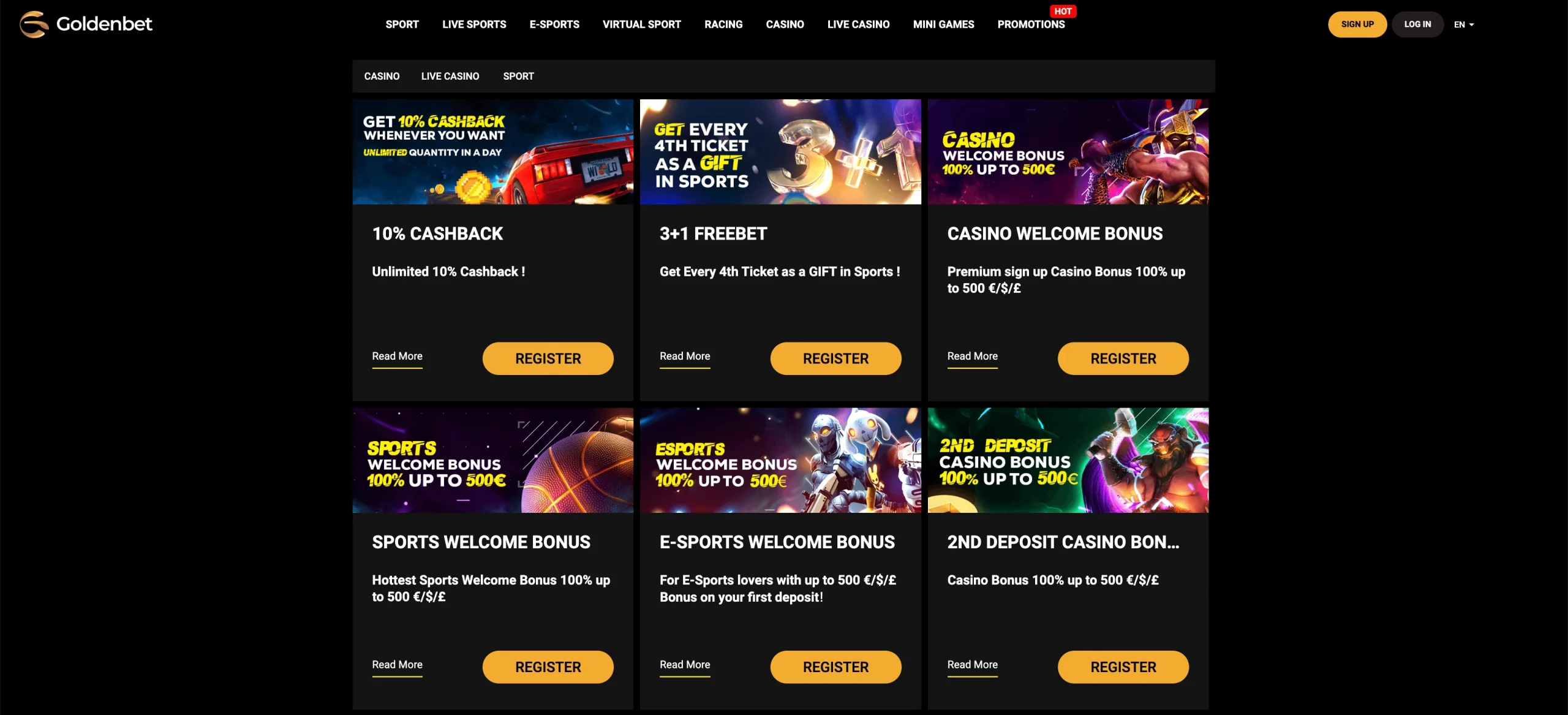 Goldenbet Casino united kindom promotions