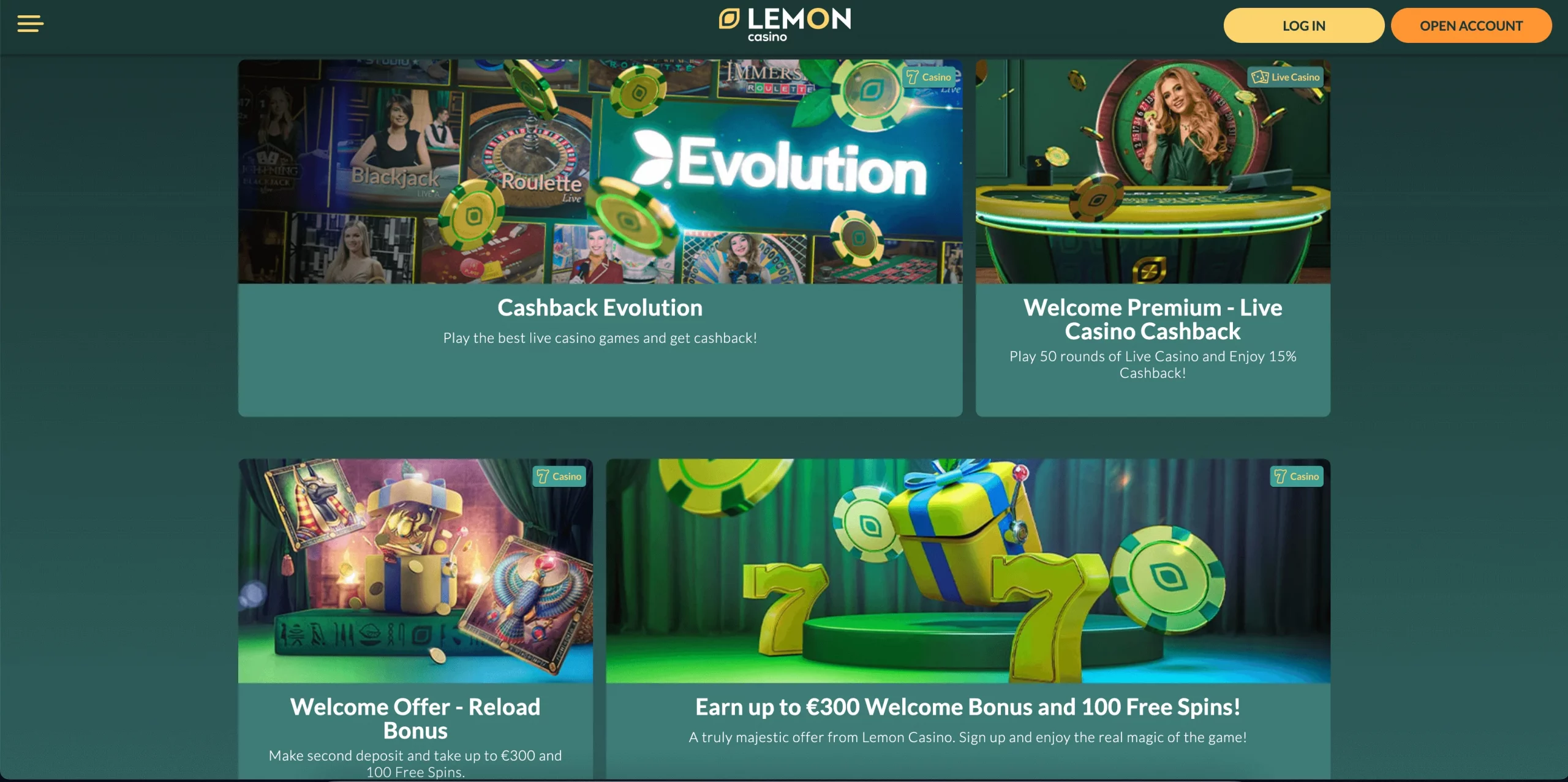 Lemon Casino united kindom promotions