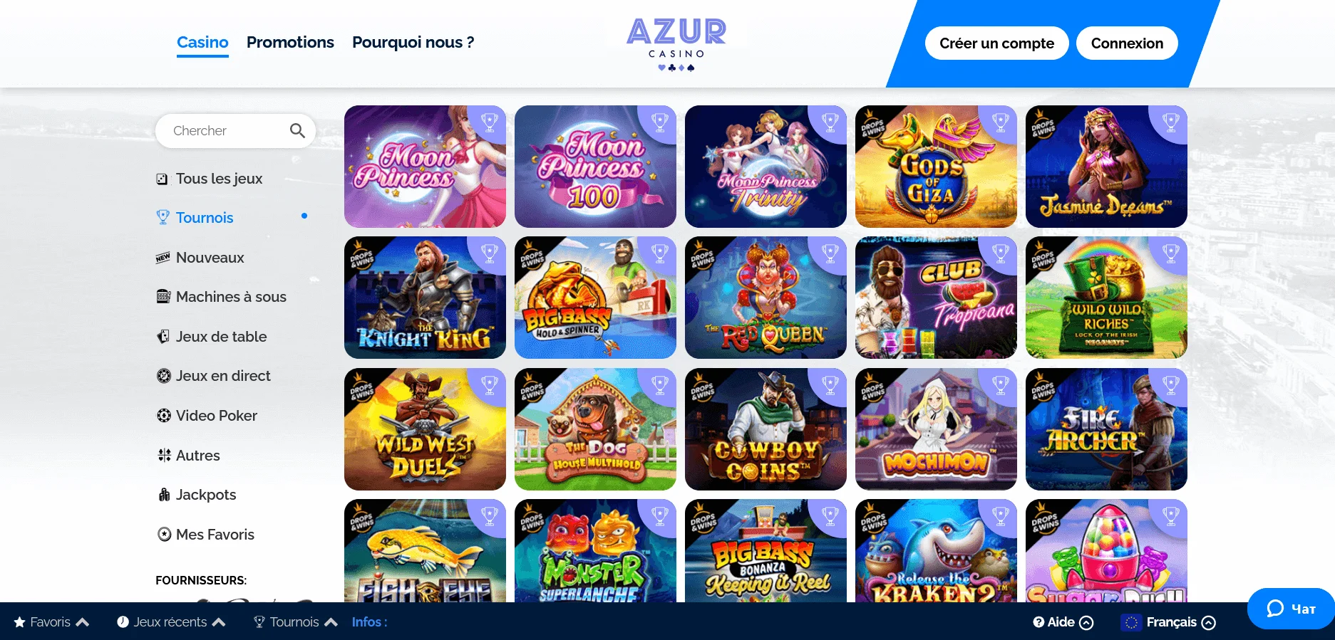 La légalité d'Azur Casino en France et ses licences