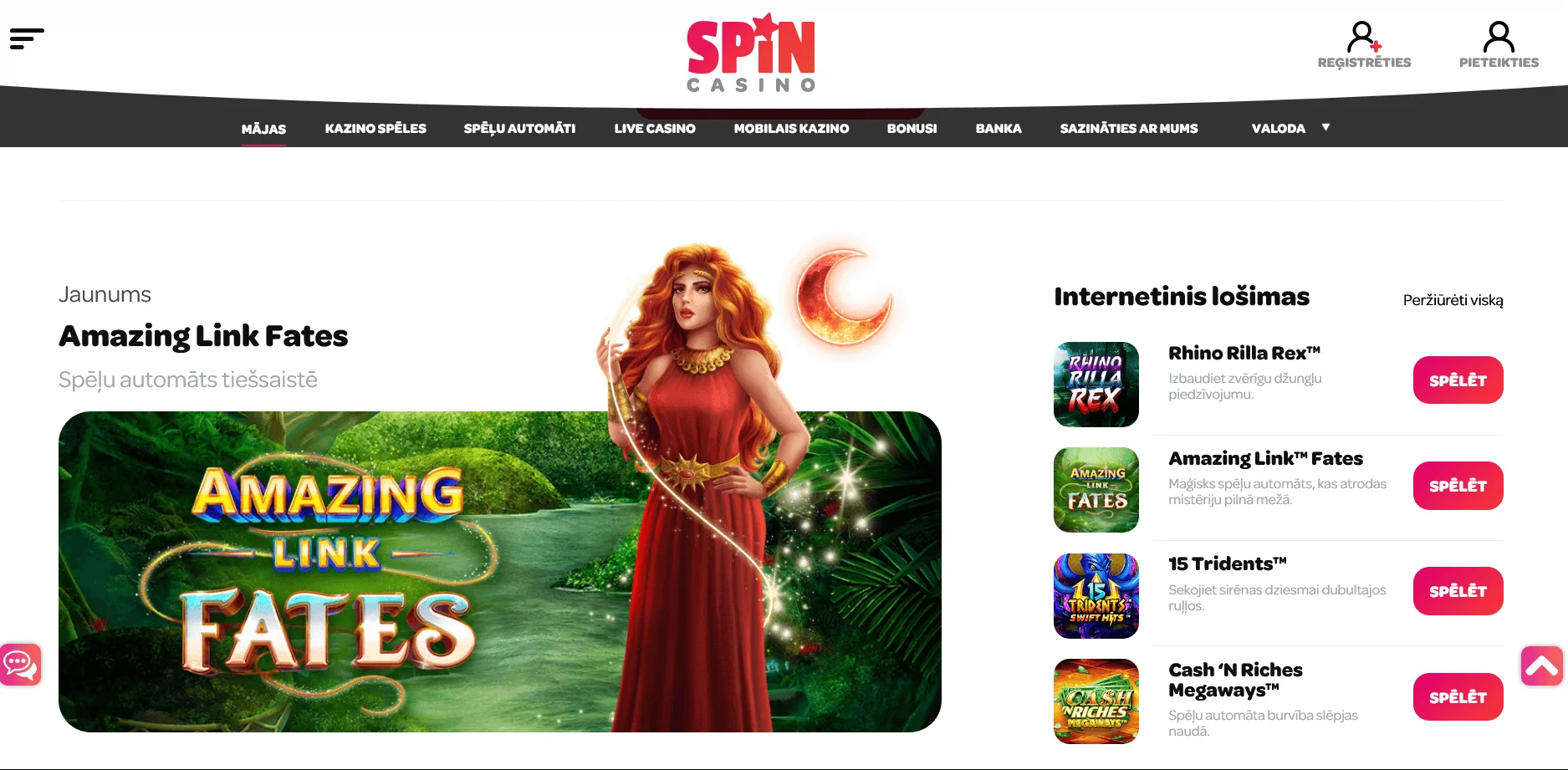 Spin Casino: Likumības statuss un licences Latvijā