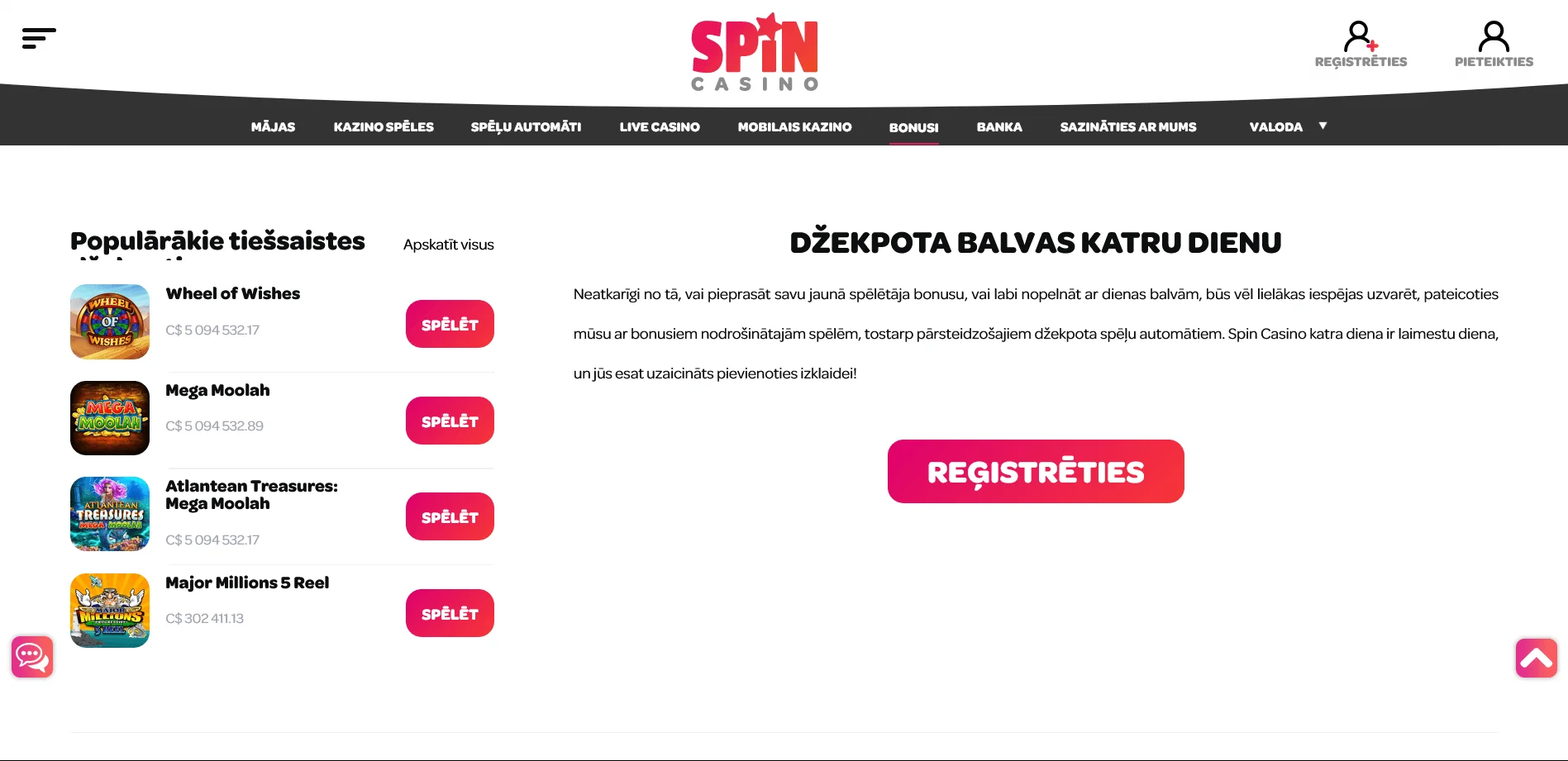 Spin Casino lv