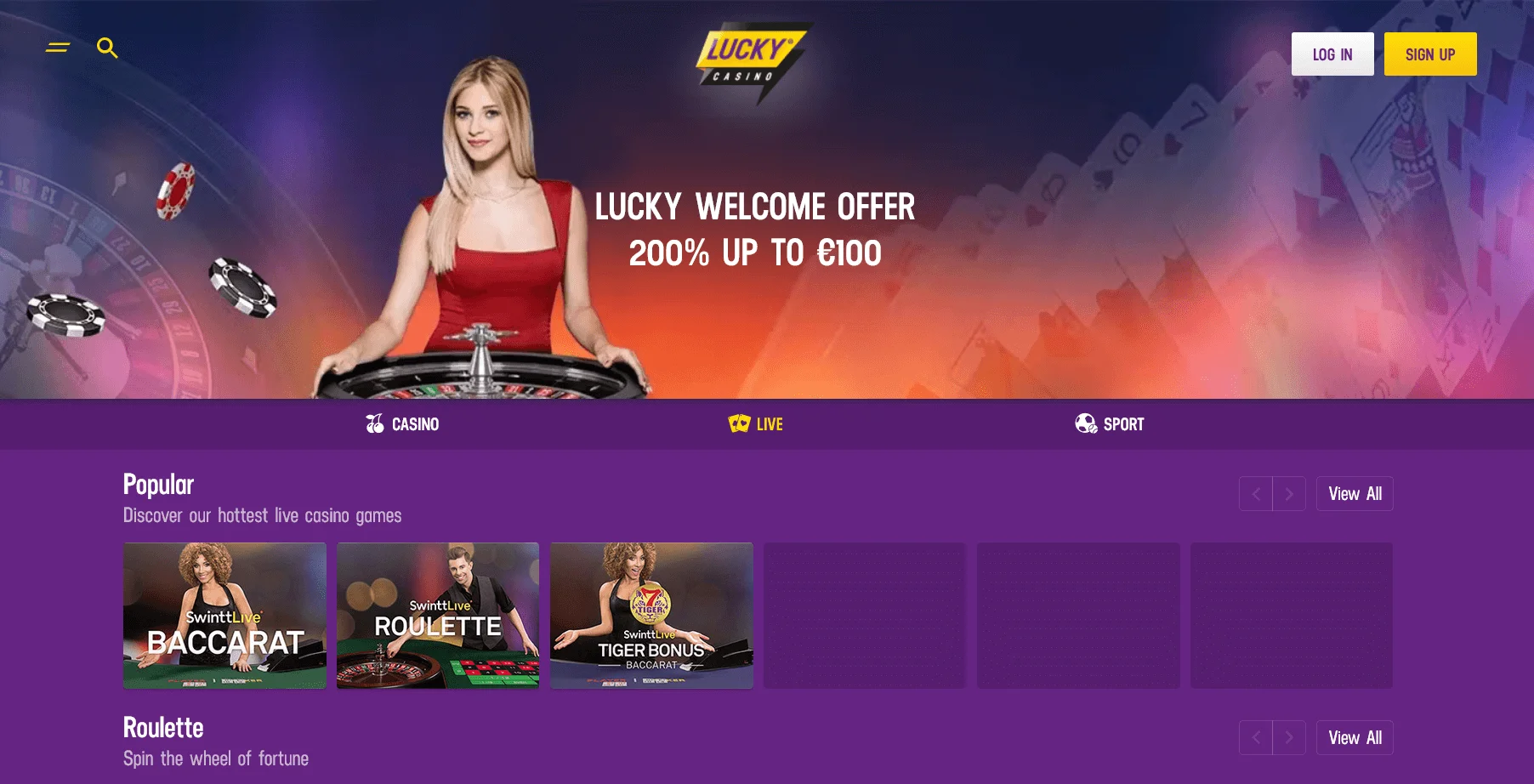 Prisistatymo premija ir akcijos LuckyCasino žaidėjams