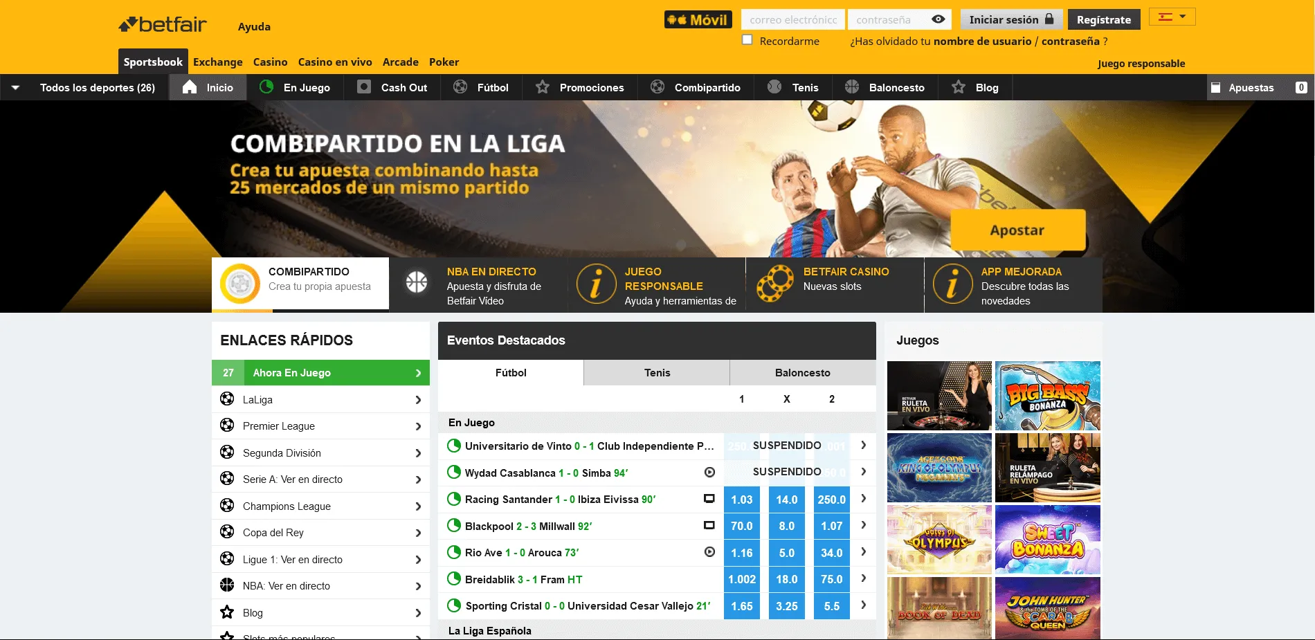 Betfair Casino - Una experiencia emocionante y segura