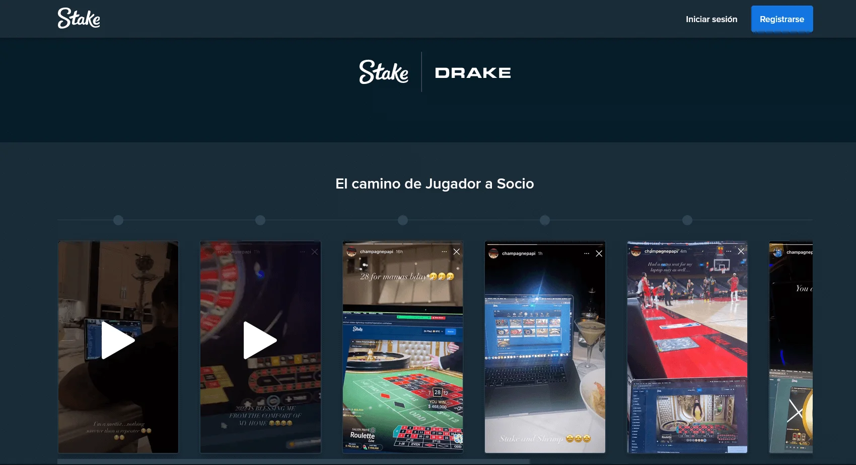 Registro fácil y juegos populares en Stake Casino