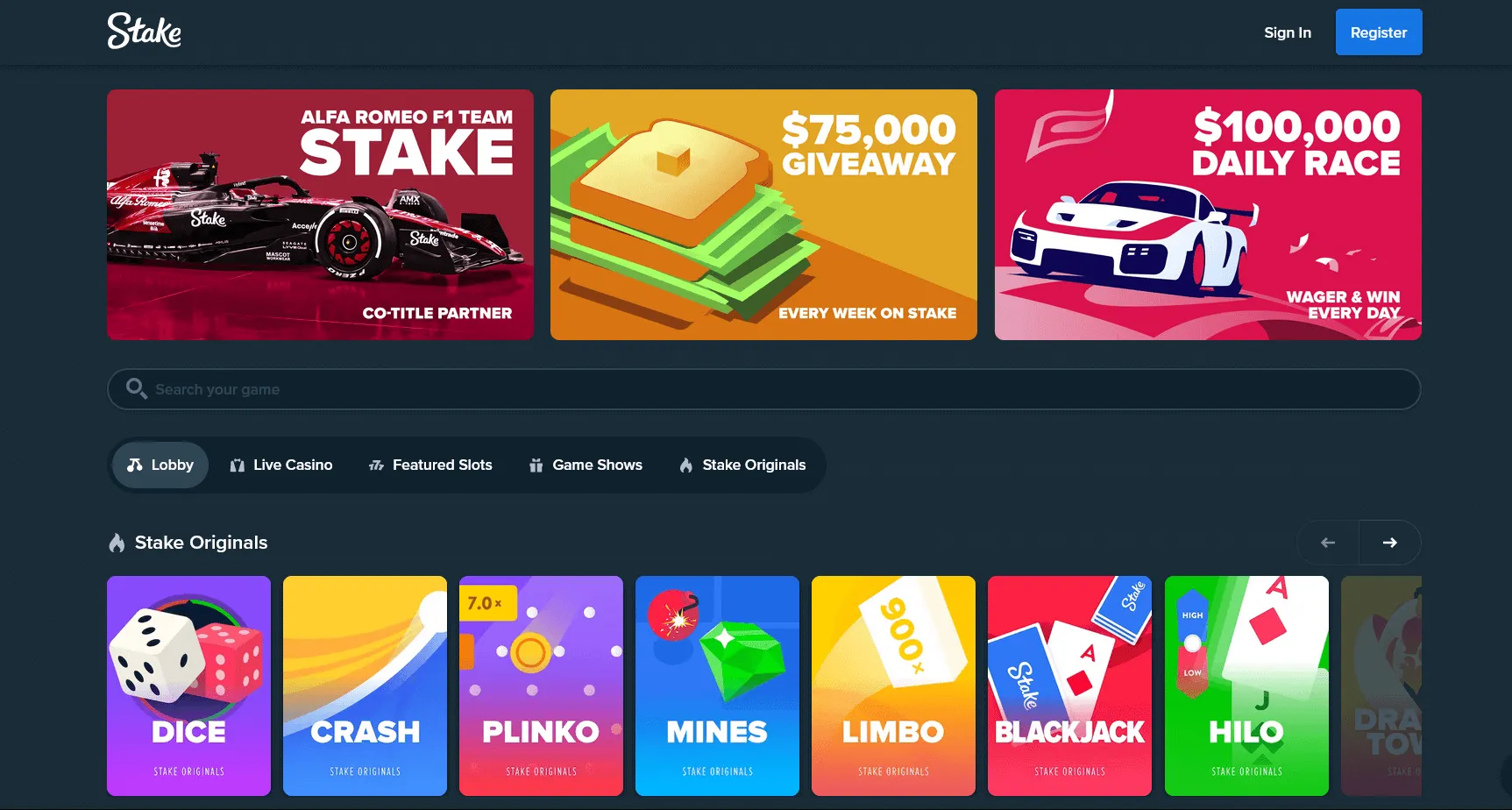 Stake Casino: Osobliwości rejestracji i popularne gry na platformie