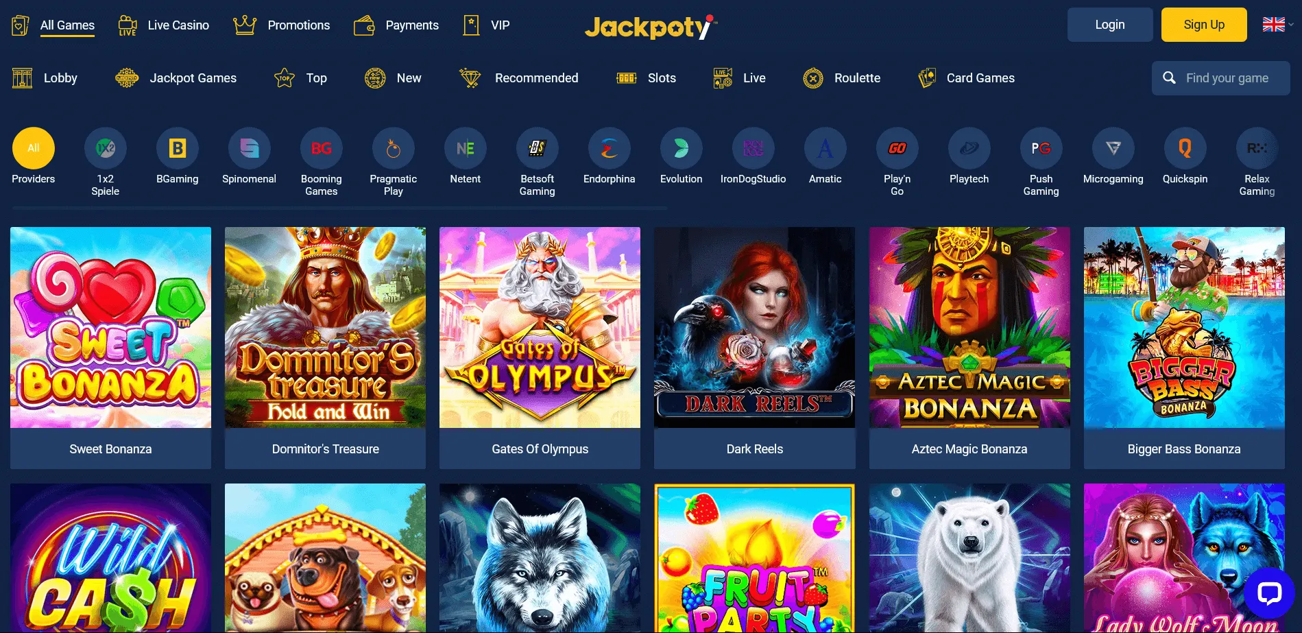 Condițiile de înregistrare și lista jocurilor populare la Jackpoty Casino