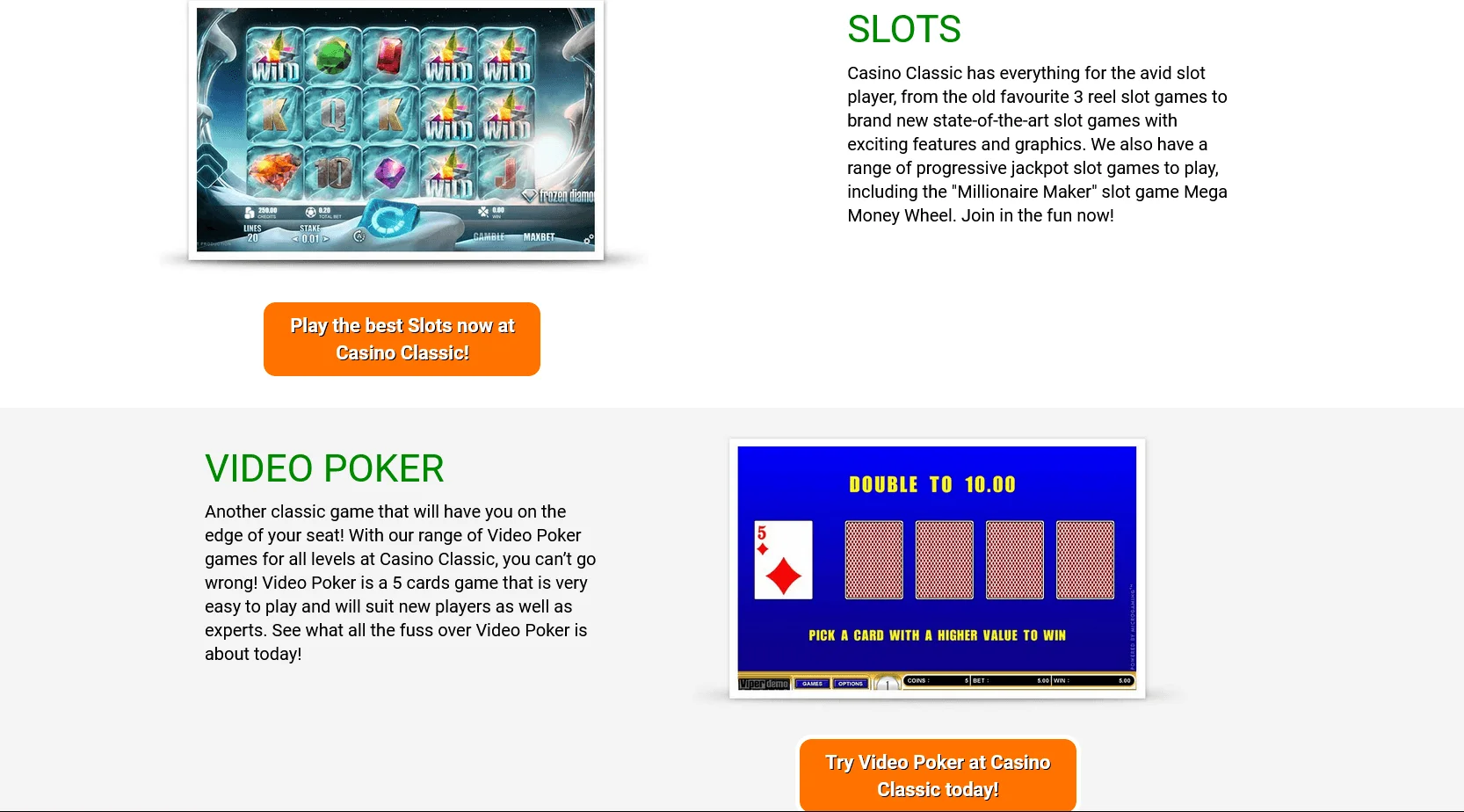 Bonusy a programy vernosti v online kasíne Casino Classic
