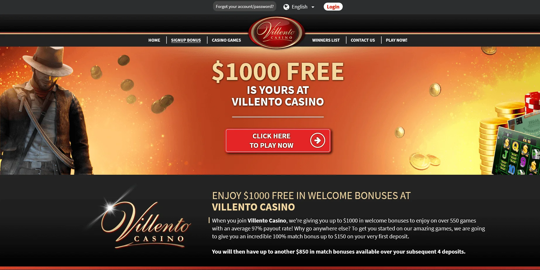 Metódy vkladu a výberu peňazí villento casino