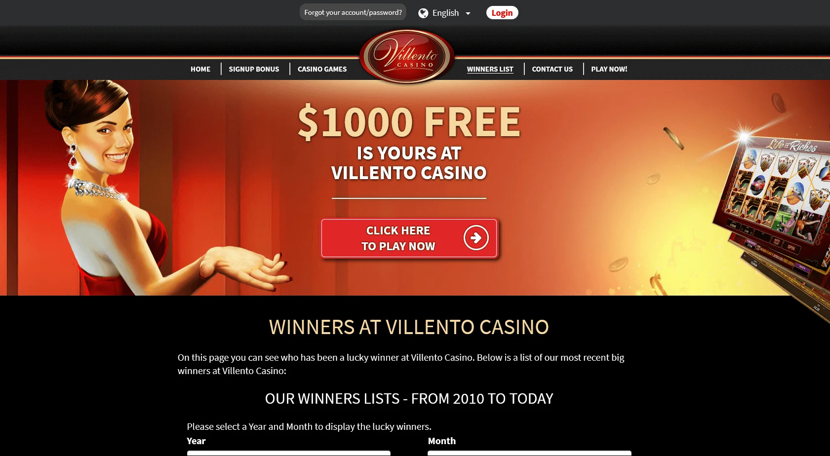  Bonusy Villento Casino
