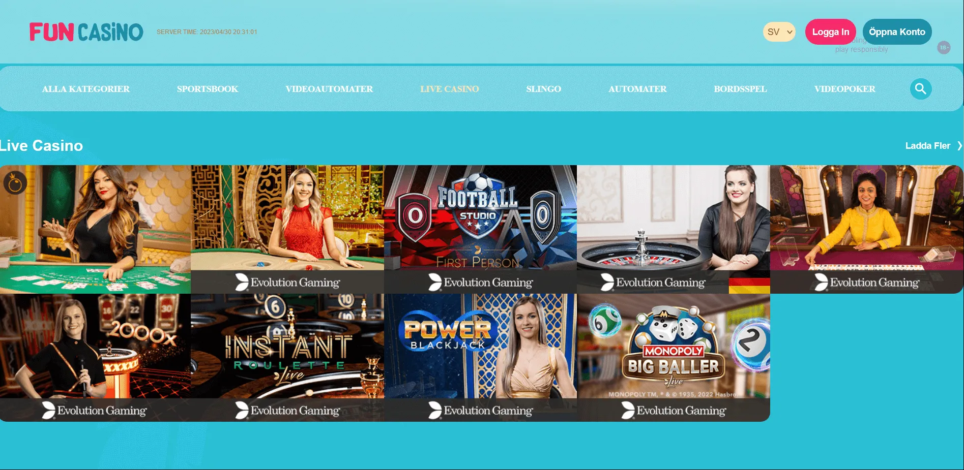 Lagligheten av Fun Casino i Sverige