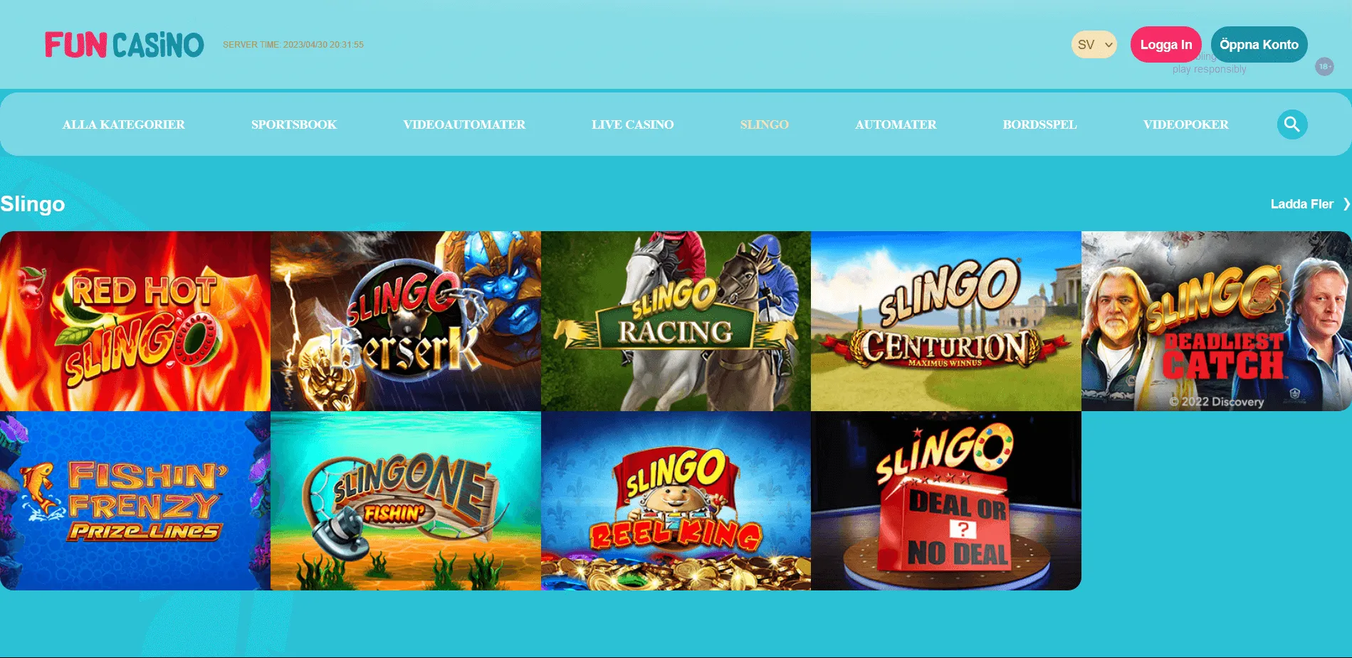 Registreringskrav och populära spel på Fun Casino