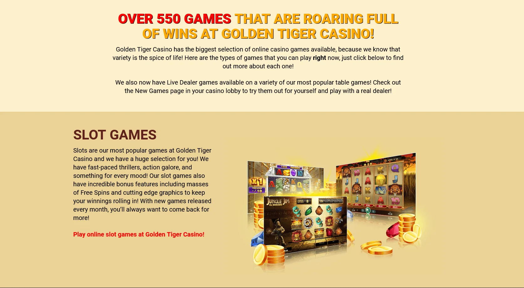 วิธีการลงทะเบียนกับ Golden Tiger Casino และเกมหลักที่มีบริการ